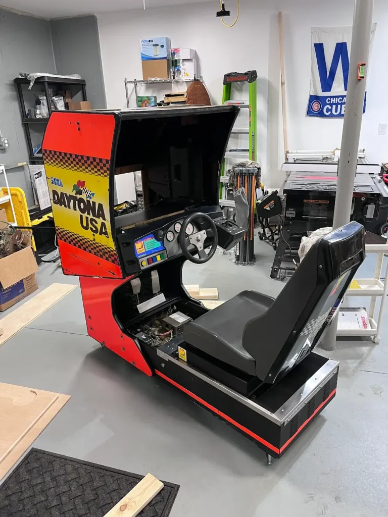 Partially restored Daytona USA Twin Cabinet 1