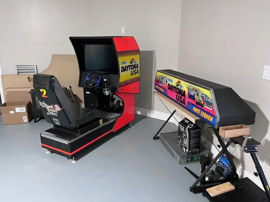 Daytona USA restoration cabinet 2 and marquee