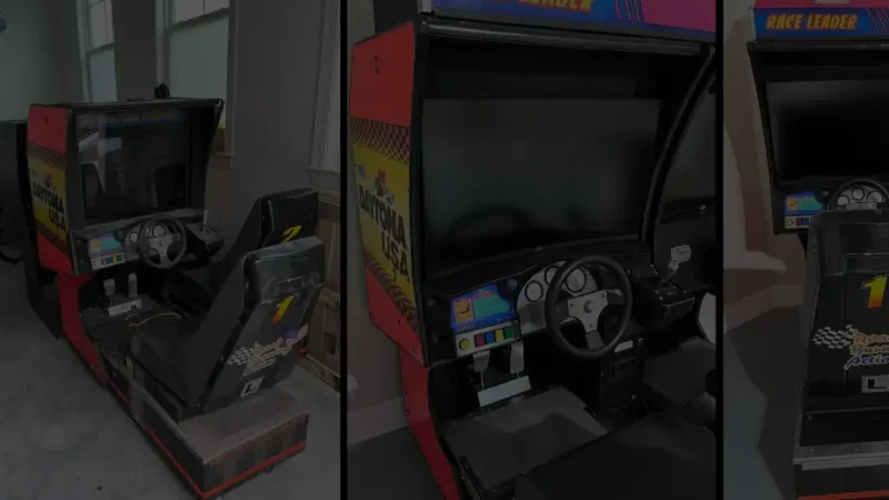 Daytona USA Twin Cabinet Refurbishing
