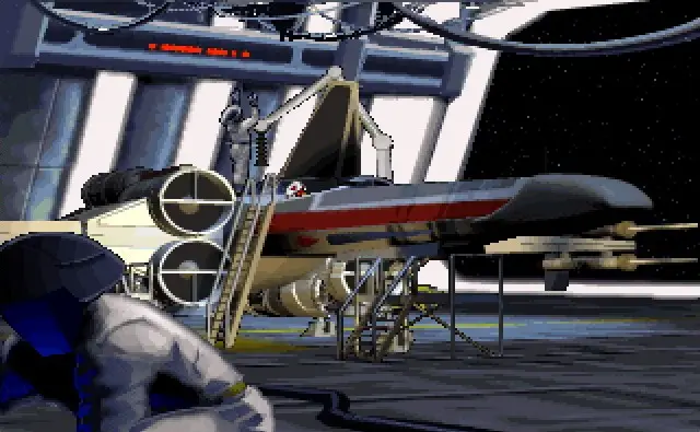 X-Wing shuttle bay