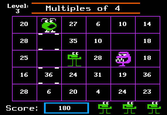 Number Munchers (1986) Screenshot