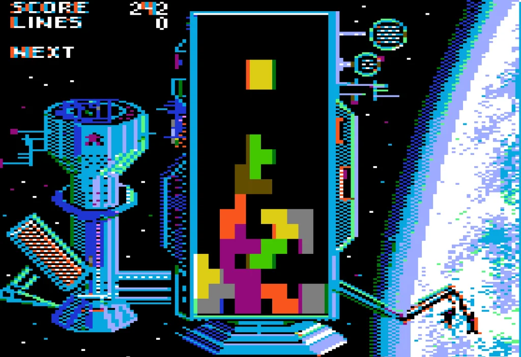 Tetris on the Apple II